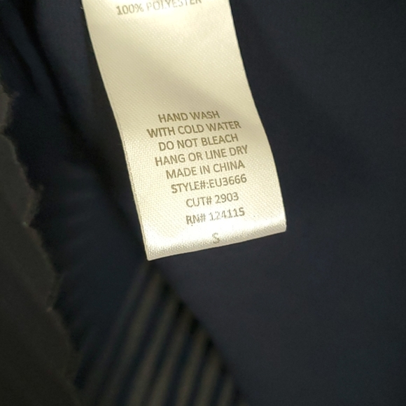 Elodie Women's Navy Small Long Sleeve Sheer Top - Picture 5 of 7